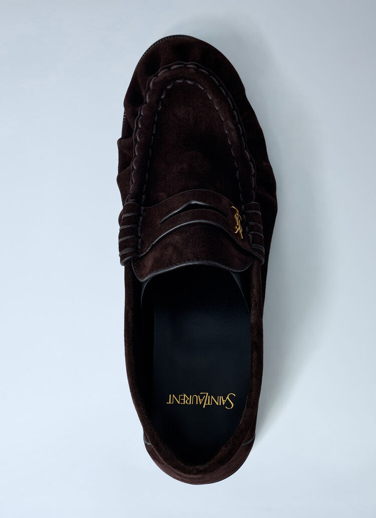 Saint Laurent Le Loafer Brown sla0262024